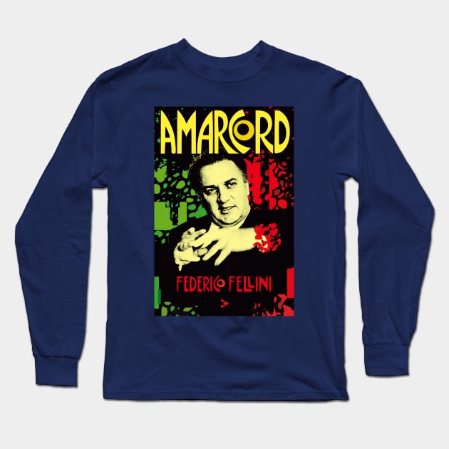 Federico Fellini - Amarcord Long Sleeve T-Shirt by Exile Kings 